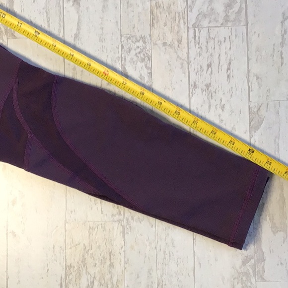 Aumnie Purple Mesh Leggings Size M - Picture 6 of 6